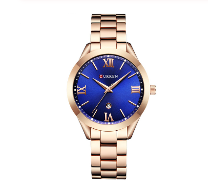 CURREN 9007 Women's Waterproof Quartz Watch with Calendar
