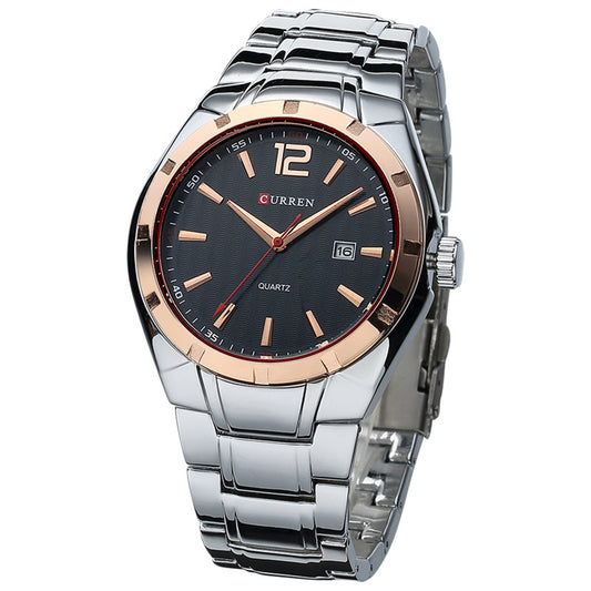 CURREN Waterproof Quartz Men's Watch with Calendar