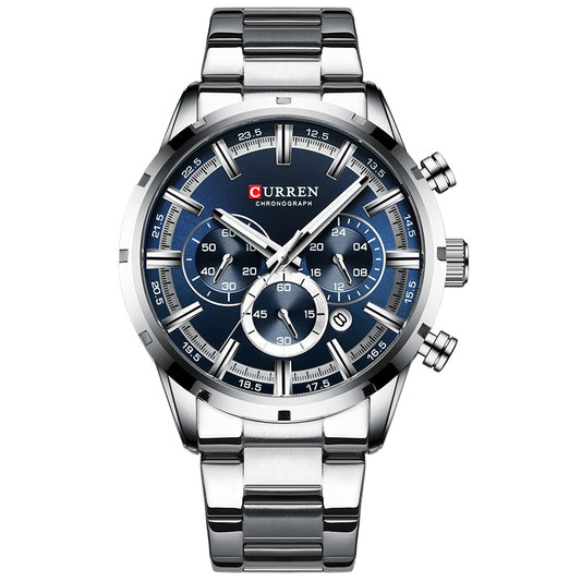 CURREN 8355 Calendar Watch - Stylish Timepiece