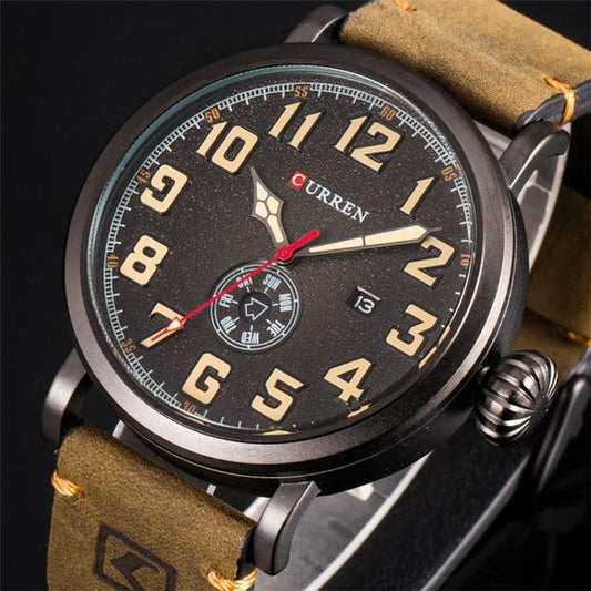 CURREN Men's Sport Watch with Calendar Display