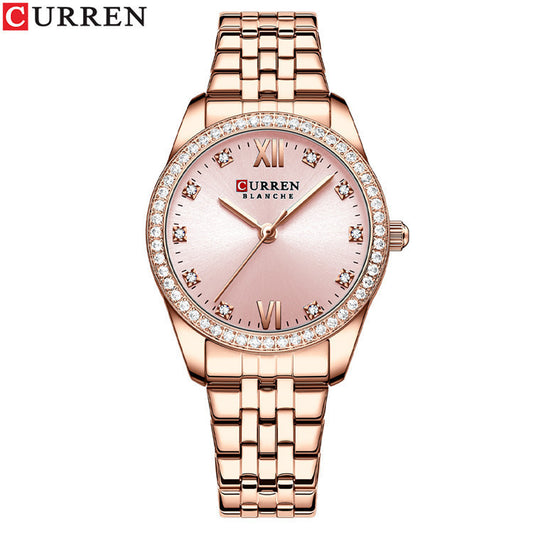 CURREN 9086 Women's Stylish Waterproof Quartz Watch