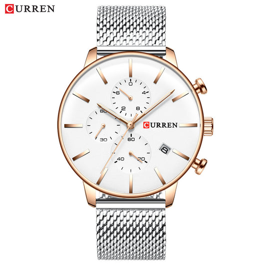Curren 8339 Waterproof Quartz Business Watch