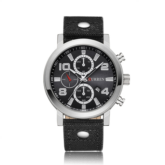 CURREN 8199 Men's Sport Watch with Canvas Strap