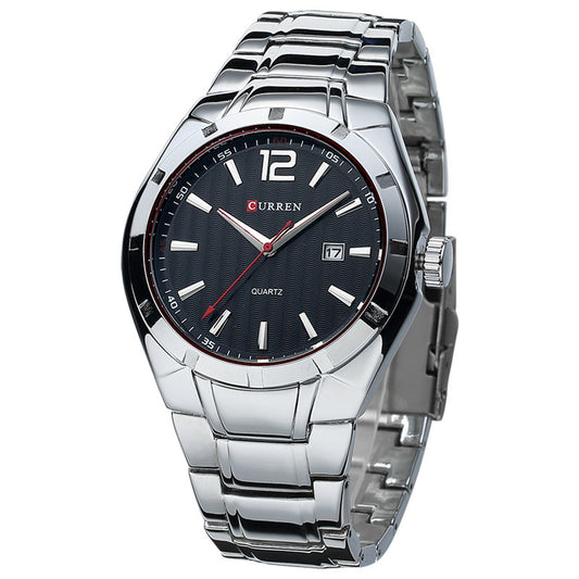 CURREN Waterproof Quartz Men's Watch with Calendar