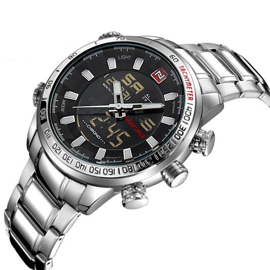 NAVIFORCE 9093 Quartz Men's Watch - Multifunctional Design
